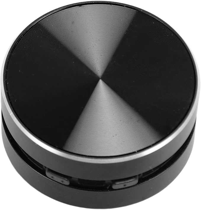 Yunseity Bluetooth Bone Conduction Speaker, Stereo Bass Sound Portable Speaker, Built in Mic Mini Music Player with Suction Cup for Home Outdoor Travel (Black)