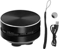 Yunseity Bluetooth Bone Conduction Speaker, Stereo Bass Sound Portable Speaker, Built in Mic Mini Music Player with Suction Cup for Home Outdoor Travel (Black)